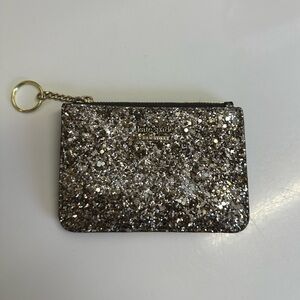 Kate Spade Laurel Way Glitter Card Case with Keyring